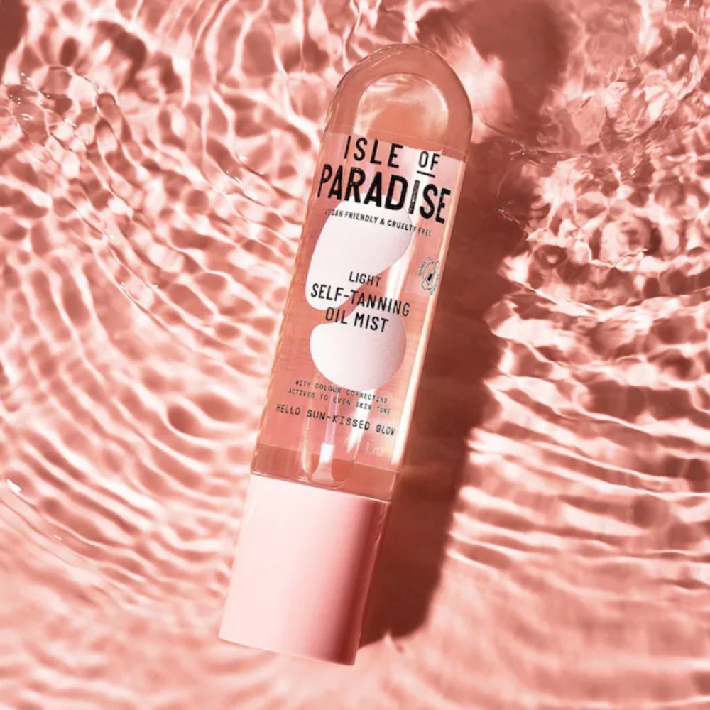 Isle of Paradise Light Self-Tanning Oil Mist - Pink